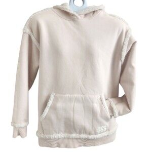 UGG Joanne Bonded Sweatshirt Hoodie-Fleece-Blush Pink-Sherpa-Cabincore-Cozy S